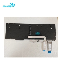 Keyboard Laptop HK-HHT UK untuk LENOVO THINKPAD E15 GEN2 dengan Pointer dan Lampu Latar, Suku Cadang Keyboard Laptop