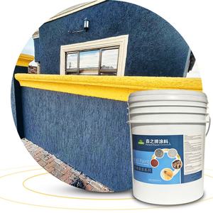Vernice a parete forestale produzione a base d'acqua per esterni antibatterico lattice testurizzato rivestimento ingegneristico Texture pittura murale - Product Image 1