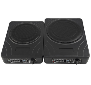 Accessoires automobiles OEM, intérieur de <span class=keywords><strong>voiture</strong></span>, caisson de basses de 10 pouces, 12V, grande puissance, caisson de basses fin sous le siège, caisson de basses actif professionnel - Product Image 1