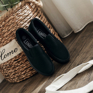 Zapatillas vulcanizadas <span class=keywords><strong>de</strong></span> lona planas <span class=keywords><strong>de</strong></span> color blanco liso, estilo slip-on, <span class=keywords><strong>de</strong></span> buena calidad, para hombre y mujer, informales. - Product Image 5