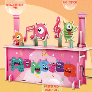 小さなメーカーDIY木製オルゴール教育技術玩具手作り科学実験発明パズル教育ツールKT - Product Image 6