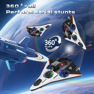 Aijh <span class=keywords><strong>RC</strong></span> Máy Bay Với Máy Ảnh 6-Trục Con Quay Hồi Chuyển Máy Bay Bay Không Người Lái Cho <span class=keywords><strong>RC</strong></span> Máy Bay Trực Thăng 360 ° Lật Máy Bay Chiến Đấu Phản Lực Cho Người Mới Bắt Đầu Với LED Đèn Định Vị - Product Image 4