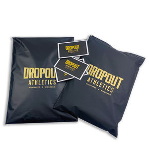 Bolsa con Cierre Reutilizable Negra Mate Ecológica, Logotipo Personalizado, Ropa Deportiva de Verano de Secado Rápido, Bolsas para Prendas con Cierre Hermético - Product Image 2