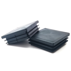 Plastic Leg Protection <b>Pad</b> 60x60mm Square Anti Slip Furniture Table <b>Chair</b> Foot <b>Pad</b> Black - Product Image 3