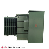 Transformateur triphasé monté sur socle 75-5000 KVA, immergé dans l'huile, transformateur de distribution 34,5 kV 208Y 480Y, transformateur monté sur socle