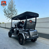 Nouvelle arrivée, prix d'usine, voiturette de golf personnalisable 4 places pour les visites dans les parcs d'attractions
