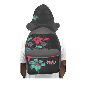 Thăng hoa in tùy chỉnh hoodie Ba lô nhà sản xuất thể thao ba lô biểu tượng tùy chỉnh bóng rổ Ba lô Hoodie - Product Image 1