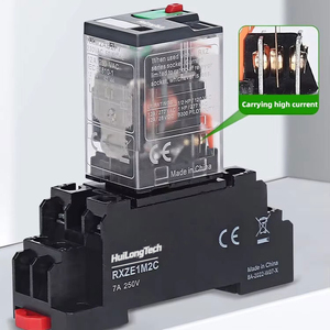 Rơle cắm trung gian trực tiếp từ nhà máy 24VDC 230V 8 chân 14 chân RXM2AB2BD RXM4AB2BD RXM2AB2P7 RXM4AB2P7 có sẵn trong kho - Product Image 1