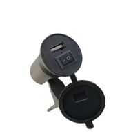 Oleyoa USB araba şarjı anahtarı 1.5A su geçirmez Scooter modifiye cep telefonu şarj cihazı 12V motosiklet için