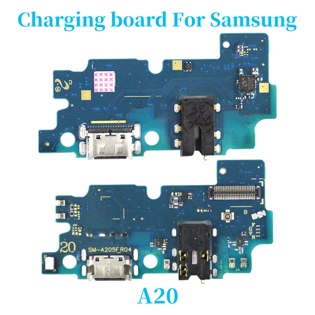 USB Charging Port Connector Board Parts for Samsung A10 A10S A20 A20S A21 A30 A40 A50 M21 Mobile Phones Flex Cable Replacement