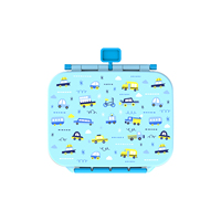 Produits tendance, fournitures scolaires, boîte à lunch pour enfants en acier inoxydable avec joint en silicone, nouvelle boîte à lunch avec étiquette nominative