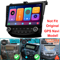 Radio Estéreo para Auto Android, Plug and Play para Honda Accord 2002-2007, CarPlay Inalámbrico, Android Auto, GPS