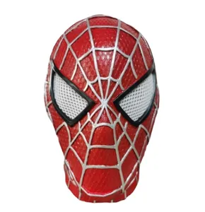 Người nhện Anh Hùng Thám Hiểm sắt người đàn ông Hà Lan anh em mặt nạ cao su mới Halloween cosplay thanh đạo cụ Halloween mặt nạ