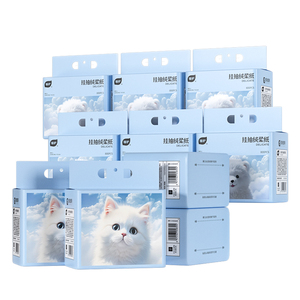 Botare mềm 4-ply hộp mô mặt giấy để sử dụng nhà - Product Image 4