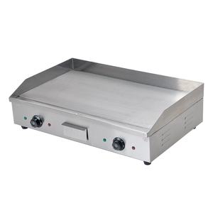 Plancha Eléctrica Grande de Acero Inoxidable para Asar Carnes, Pescados y Aperitivos en Mercados Nocturnos - Suministro Directo de Fábrica - Product Image 1