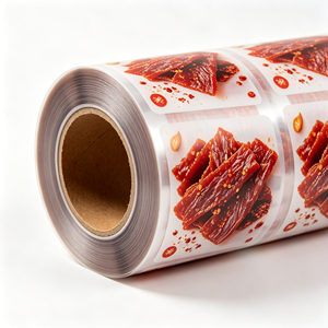Transparent Spicy Pork Jerky Sachet Film Food Packaging <b>Bag</b> Custom Printed Roll for Snack Shredded Meat - Product Image 6