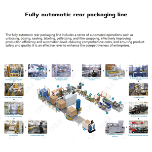 Robot Automático <span class=keywords><strong>de</strong></span> Sellado Vertical <span class=keywords><strong>de</strong></span> Cajas y Paletización, Línea <span class=keywords><strong>de</strong></span> Producción <span class=keywords><strong>de</strong></span> Empaquetado Final para la Industria <span class=keywords><strong>de</strong></span> Alimentos, Bebidas y Electrónica - Product Image 3