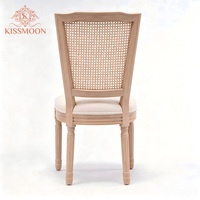 Chaise de mariage pliable en bois de style nordique moderne avec dossier croisé, pour événements extérieurs, banquets, salon, appartement, hôtel, location de mobilier
