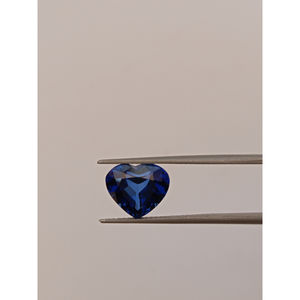 Zafiro Azul Cultivado en Laboratorio, Forma de Corazón, Gema Suelta de Calidad Premium para Joyería Fina, para la Elaboración de Joyas - Product Image 4