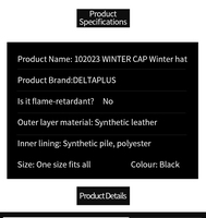 Casque de sécurité DELTAPLUS avec bonnet anti-froid intégré pour hommes – Types C/T/Y/V, conception sans fentes