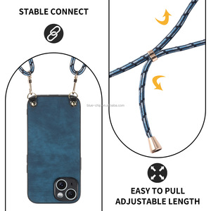 <span class=keywords><strong>Coque</strong></span> en gros en vrac bandoulière <span class=keywords><strong>pas</strong></span> <span class=keywords><strong>cher</strong></span> mode Sublimation luxe téléphone fronde étui pour Iphone 16 Pro Max couverture de téléphone portable - Product Image 4