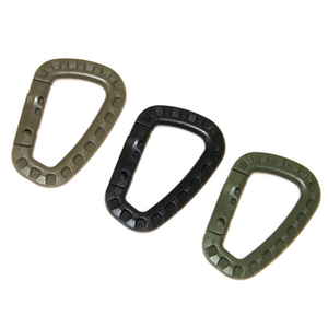 85*56*7MM Tactical Carabiner Portable Plastic Backpack Snap Clip Hook Buckle Keychain Camping Hiking Plastic Climbing Carabiner