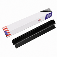 Film de protection solaire pour fenêtres en PET 2 plis anti-rayures, rouleau de 1x30M, noir, sécurité, 1%/5%/15%/35%/50% de contrôle solaire, imperméable, teinté pour l'intimité