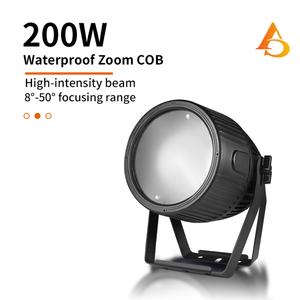 AICPOSE Precio al por Mayor, Luz Par COB de 200W, Impermeable, con Zoom, para Exteriores, Fiestas, Eventos, Escenarios, Luz LED Blinder COB - Product Image 1