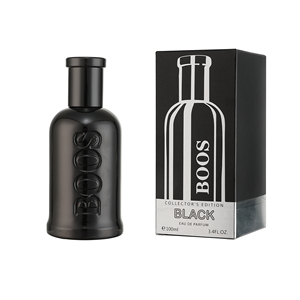 Boos Black Collector's Edition Eau De Parfum 100ml Fragranza Legnosa da Uomo Profumo di Lusso per Feste - Product Image 1