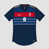 HOSTARON Maillot de Football Entièrement Sublimé Personnalisé en Polyester, Uniforme de Football, Kits de Football Complets pour Équipes, Ensemble de Maillot de Soccer