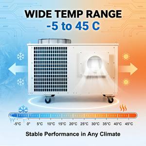 Aire Acondicionado Portátil Industrial con Inversor de Corriente Continua, 20 Toneladas, 29KW, Ahorro de Energía, Control Remoto, Motor para Salón de Bodas, Carpa para Eventos - Product Image 1
