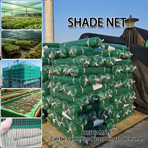 <span class=keywords><strong>Filet</strong></span> d'ombrage en HDPE renforcé, vert foncé, pour ferme, serre, chantier de construction, sécurité - Product Image 1