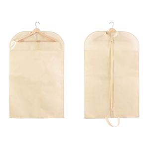 BSCI ropa plegable cubierta <span class=keywords><strong>de</strong></span> polvo traje Wed vestido colgante ropa bolsa <span class=keywords><strong>de</strong></span> lona al por mayor bolsa <span class=keywords><strong>de</strong></span> ropa no tejida con ventanas transparentes - Product Image 1