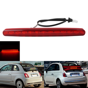 77365246 68140780AA <span class=keywords><strong>Feu</strong></span> arrière LED de niveau supérieur rouge, 3ème <span class=keywords><strong>feu</strong></span> <span class=keywords><strong>stop</strong></span> pour <span class=keywords><strong>Fiat</strong></span> <span class=keywords><strong>500</strong></span> 500C Cabriolet 2009-18 - Product Image 2