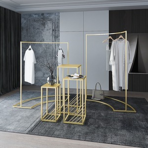 Scandinavian Minimalist Multi-Style Fashion <strong>Display</strong> Rack with Accessories Holder, Modern Store <strong>Fixtures</strong> - Product Image 1