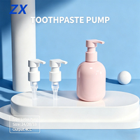 Tête de pompe à dentifrice personnalisable en couleur et taille, avec interrupteur externe autobloquant gauche/droite, échantillons gratuits