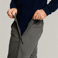 Meilleurs pantalons adaptatifs pour hommes avec fermetures éclair latérales, fermeture éclair à l'entrejambe, tissu extensible performant, respirant, personnalisé, pantalons de sport pour hommes