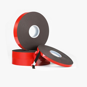 Adesivo <span class=keywords><strong>Biadesivo</strong></span> in Schiuma Acrilica Nera UL94-V0 Ignifugo, Resistente al Calore, Impermeabile, Senza Residui, Alta Aderenza - Product Image 2
