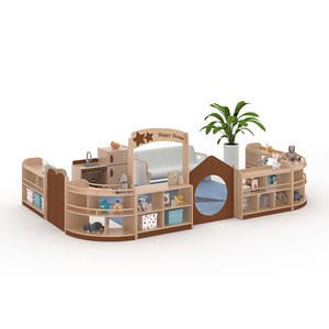 Muebles de Biblioteca para Niños, Juego de Estantería con Taburete Moderno, Centro de Biblioteca, Educación Temprana, Muebles para Jardín de Infancia - Product Image 5