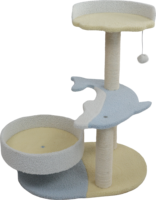 Fabrik Großhandel Gute Qualität Cat Climbing Frame Tree Tower für Indoor Plüsch Cat Condo Kratz bäume Sitz stangen Cave Hammock