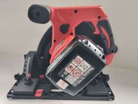 Scie à rail sans balais DC et scie circulaire électrique modèle CS206 - Outil de découpe du bois alimenté par batterie lithium-ion pour le bricolage
