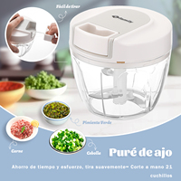 Lage Prijs Handmatige Plastic Voedsel Fruitsalade Groentesnijder Chopper Saus Blender Knoflook Crusher En Uienmolen
