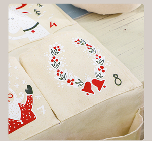 Bán buôn thăng hoa Kid tường treo kalender stoff trang trí với túi puncheon giáng sinh <span class=keywords><strong>Advent</strong></span> đếm ngược lịch - Product Image 5