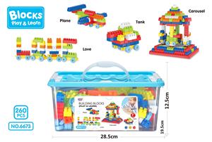 Set Blok Partikel Besar untuk Anak Laki-laki dan Perempuan, Kereta Api, Kastil, Perakitan DIY, Edukasi, Pembelajaran Dini 0-24 Bulan - Product Image 6