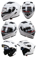 Casque intégral modulaire homologué HSM DOT, double visière, casque de moto rabattable, autres accessoires de moto