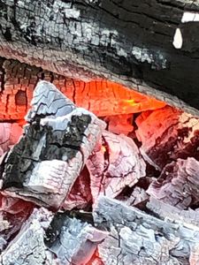 Lytchee Fruit <b>Wood</b> Hardwood BBQ Hardwood <b>Charcoal</b> Round Lump Black <b>Charcoal</b> with High Heating - Product Image 4