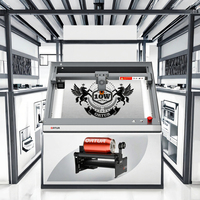 Pour Laser Master 3 Nouveau graveur laser YRR2.0 Cylindre rotatif à rouleaux Gravure 10000mW Bois Métal Verre DXF Classe 4