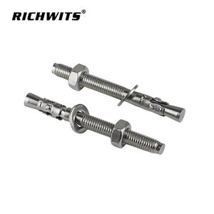 สกรูยึดหินแบบขยายตัว ทำจากเหล็กกล้าไร้สนิม สำหรับซ่อมรถยนต์ ปีนหน้าผา ใช้สำหรับปีนหน้าผากลางแจ้ง ขนาด M8 M10 M12 - Product Image 1