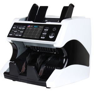 Compteur de billets de banque multi-devises durable et rapide à intelligence artificielle pour USD/<span class=keywords><strong>EUR</strong></span>/GBP/CAD/MXN/AUD, comptage automatique intelligent - Product Image 1