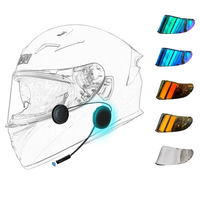 Casques de moto modulaires de forme unique avec un design amusant, casque de moto cool en forme de requin